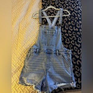 Jean Short Overalls